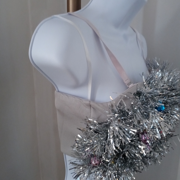 Akira JINGLE BELLS SILVER BUSTIER - Picture 2 of 4